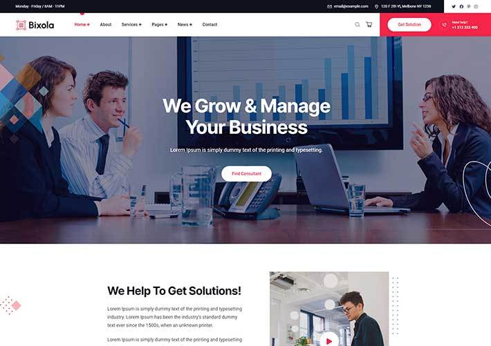 外贸网站模板 中英文网站源码模板下载